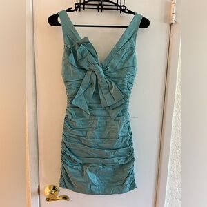 BCBG Max Azria Surf Bow Mini Cocktail Dress
Size 2